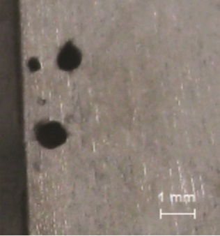 FIGURE 4 Pitting test of Type 304 SS.