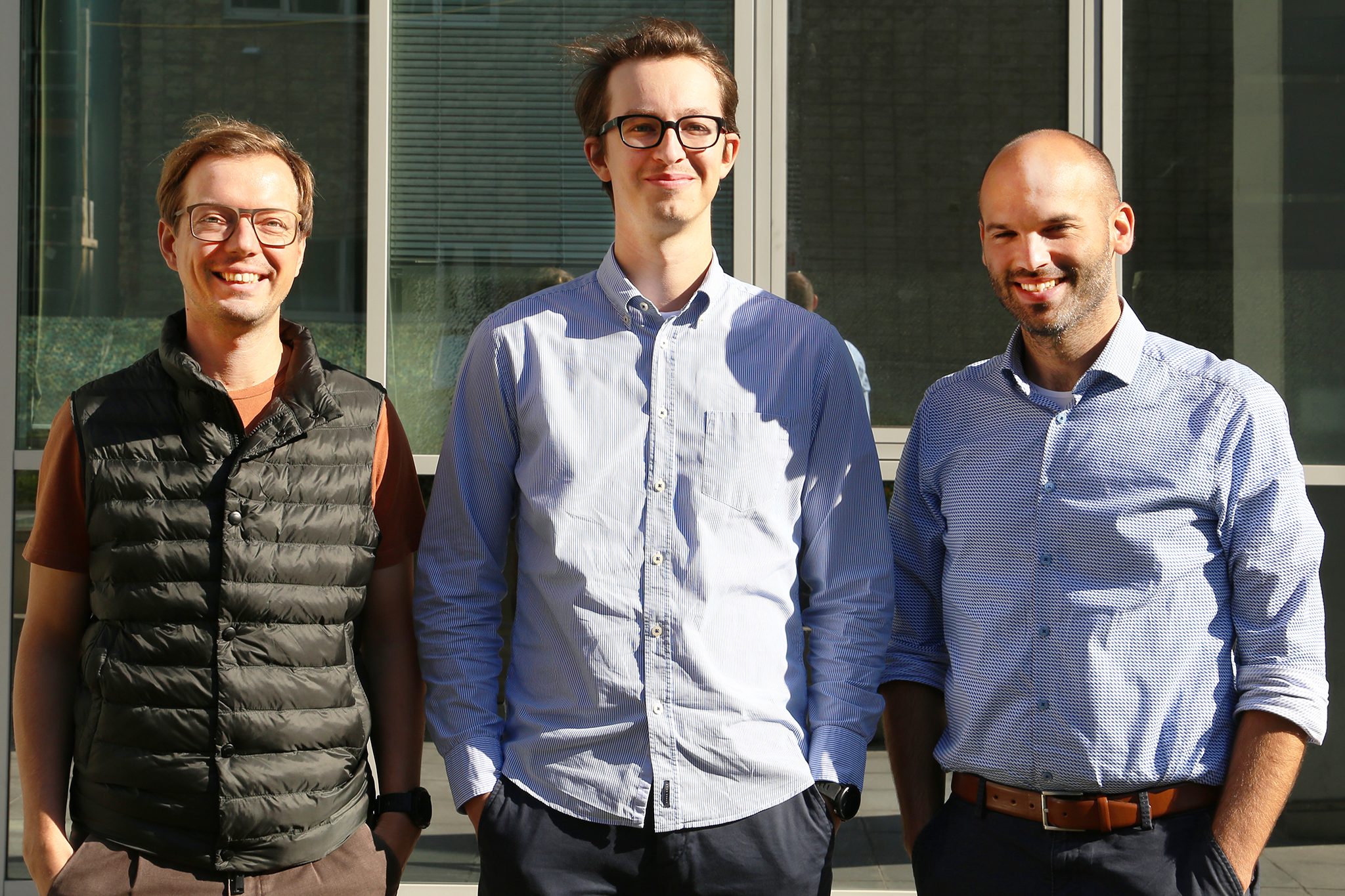 Helmut Riedl-Tragenreif, Lukas Zauner and Rainer Hahn. Photo courtesy of TU Wien.