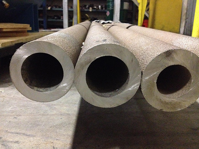 Centrifugally cast AFA SS tubes. Photo courtesy of Duraloy Technologies, Inc.