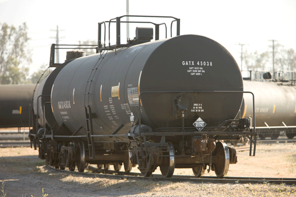 Tank cars comprise one of the largest sub-fleets within the revenue-earning fleet of railroad freight cars and equipment. Photo courtesy of Maria Betti.